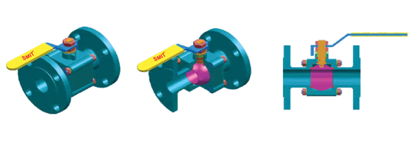 Cast Steel Ball Valve Flange End