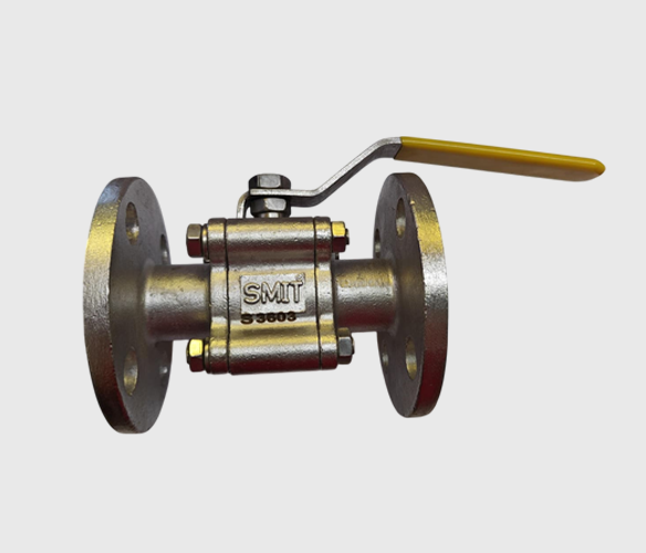 S S Ball Valves 3pc - Flange End